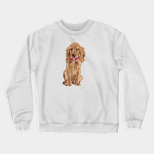 Cheeky Spaniel Puppy Crewneck Sweatshirt